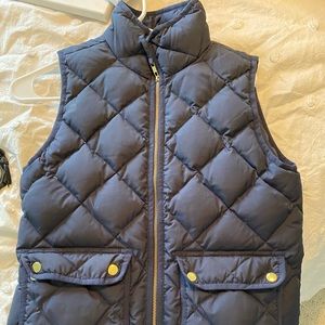 XS Jcrew vest navy
